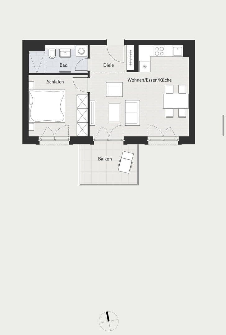 Prenájom bytu 2-izbový 50 m², Pallasstraße 25, Berlin, Berlín Prenájom bytu 2-izbový 50 m², Pallasstraße 25, Berlin, Berlín