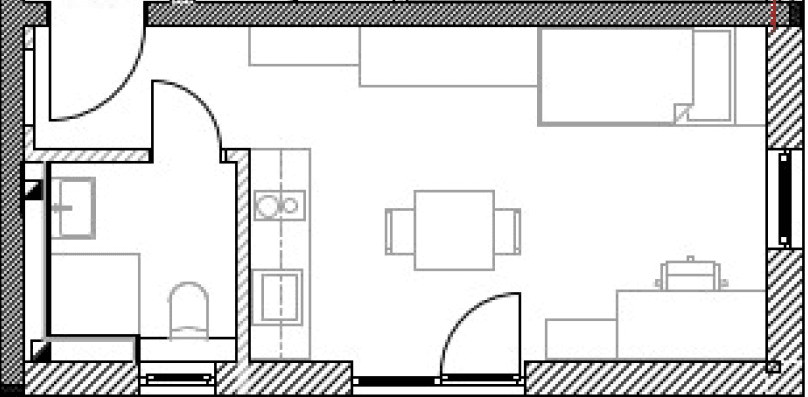 Prenájom bytu 1-izbový 24 m², Starzenbachweg 16, Deggendorf, Bavorsko Prenájom bytu 1-izbový 24 m², Starzenbachweg 16, Deggendorf, Bavorsko