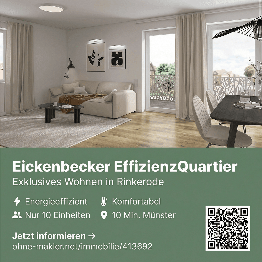 Prenájom bytu 3-izbový 109 m², Eickenbecker Straße 1-3, Drensteinfurt, Severné Porýnie - Westfálsko Prenájom bytu 3-izbový 109 m², Eickenbecker Straße 1-3, Drensteinfurt, Severné Porýnie - Westfálsko