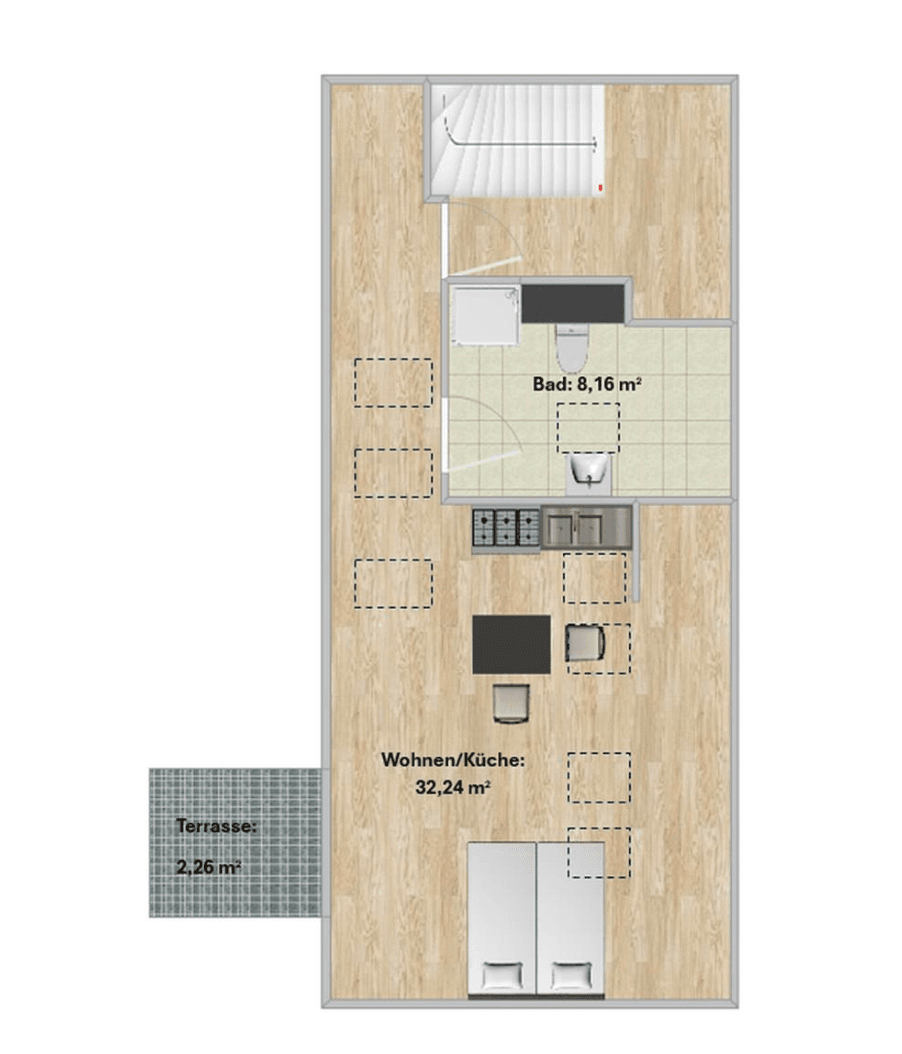Prenájom bytu 1-izbový 42 m², Robert-Beltz-Straße 12, Schwerin, Meklenbursko-Predpomoransko Prenájom bytu 1-izbový 42 m², Robert-Beltz-Straße 12, Schwerin, Meklenbursko-Predpomoransko