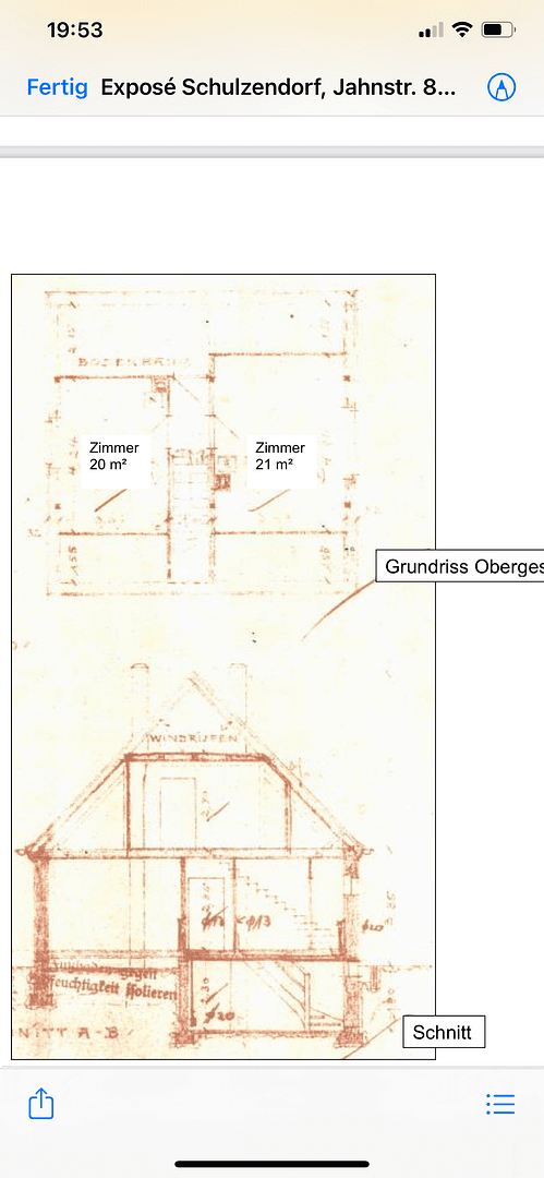 Prenájom domu 120 m², pozemok 1.128 m², Jahnstrasse 84, Schulzendorf, Brandenbursko Prenájom domu 120 m², pozemok 1.128 m², Jahnstrasse 84, Schulzendorf, Brandenbursko