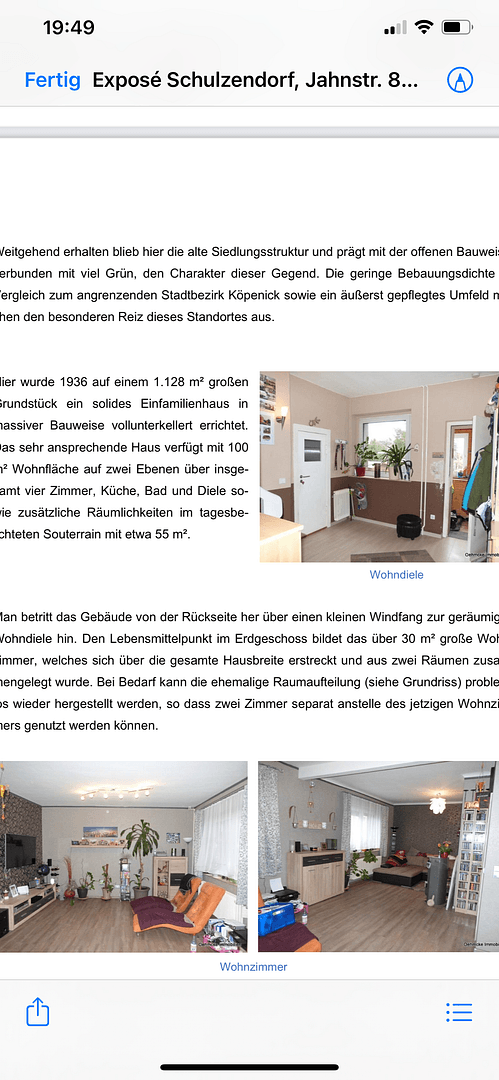 Prenájom domu 120 m², pozemok 1.128 m², Jahnstrasse 84, Schulzendorf, Brandenbursko Prenájom domu 120 m², pozemok 1.128 m², Jahnstrasse 84, Schulzendorf, Brandenbursko
