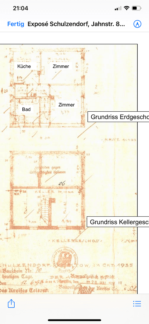 Prenájom domu 120 m², pozemok 1.128 m², Jahnstrasse 84, Schulzendorf, Brandenbursko Prenájom domu 120 m², pozemok 1.128 m², Jahnstrasse 84, Schulzendorf, Brandenbursko