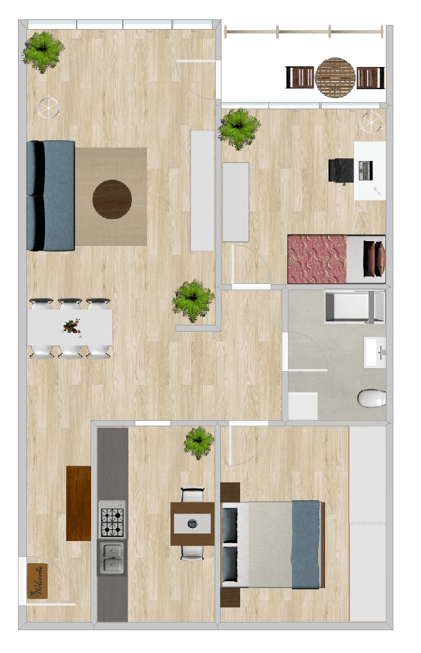 Predaj bytu 3-izbový 80 m², Nürnberg, Bavorsko Predaj bytu 3-izbový 80 m², Nürnberg, Bavorsko