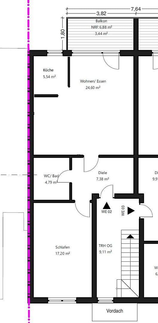 Predaj bytu 2-izbový 63 m², Josef-Vogt-Straße 23, Gaggenau, Bádensko-Wurttembersko Predaj bytu 2-izbový 63 m², Josef-Vogt-Straße 23, Gaggenau, Bádensko-Wurttembersko