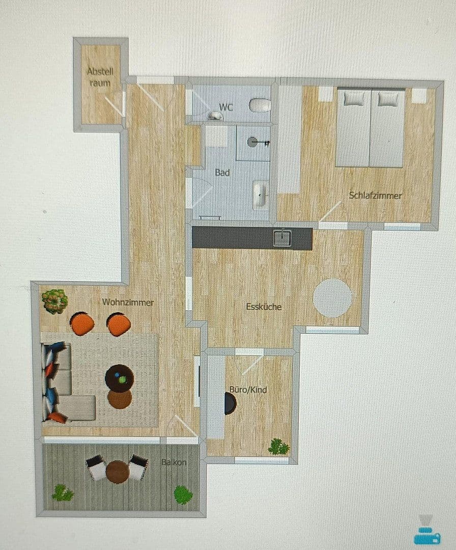 Predaj bytu 3-izbový 77 m², Coburg, Bavorsko Predaj bytu 3-izbový 77 m², Coburg, Bavorsko