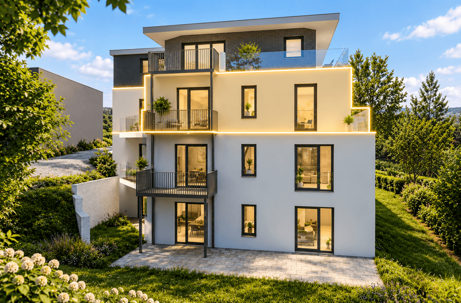 Prenájom bytu 4-izbový 106 m², Rotenberg 54b, Marburg, Hesensko Prenájom bytu 4-izbový 106 m², Rotenberg 54b, Marburg, Hesensko
