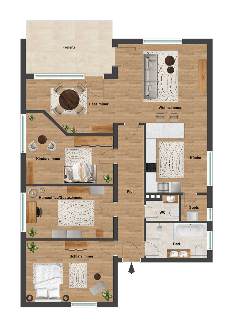 Predaj bytu 4-izbový 130 m², Espenweg 17a, Wolfsburg, Dolné Sasko Predaj bytu 4-izbový 130 m², Espenweg 17a, Wolfsburg, Dolné Sasko