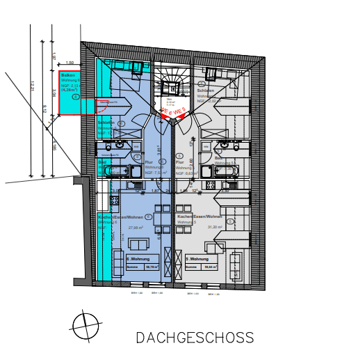 Predaj bytu 2-izbový 59 m², Regensburg, Bavorsko Predaj bytu 2-izbový 59 m², Regensburg, Bavorsko