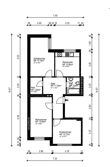 Predaj bytu 3-izbový 70 m², Düsseldorf, Severné Porýnie - Westfálsko Predaj bytu 3-izbový 70 m², Düsseldorf, Severné Porýnie - Westfálsko