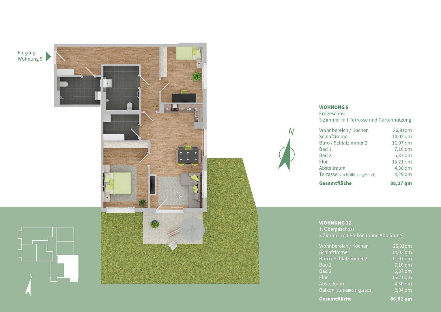 Prenájom bytu 3-izbový 87 m², Taufkirchen/Vils, Bavorsko Prenájom bytu 3-izbový 87 m², Taufkirchen/Vils, Bavorsko