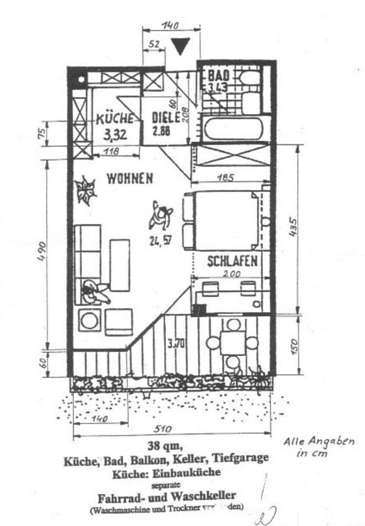 Predaj bytu 1-izbový 38 m², Kreuzhofstr. 6, München, Bavorsko Predaj bytu 1-izbový 38 m², Kreuzhofstr. 6, München, Bavorsko