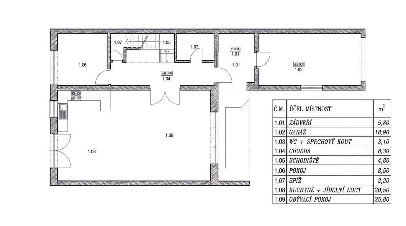 Predaj domu 185 m², pozemok 310 m², Nová, Kouřim, Středočeský kraj Predaj domu 185 m², pozemok 310 m², Nová, Kouřim, Středočeský kraj