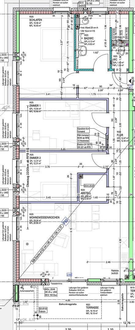 Prenájom bytu 4-izbový 106 m², Gäustraße 24, Rottenburg am Neckar, Bádensko-Wurttembersko Prenájom bytu 4-izbový 106 m², Gäustraße 24, Rottenburg am Neckar, Bádensko-Wurttembersko