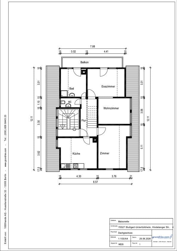 Predaj bytu 3-izbový 94 m², Stuttgart, Bádensko-Wurttembersko Predaj bytu 3-izbový 94 m², Stuttgart, Bádensko-Wurttembersko