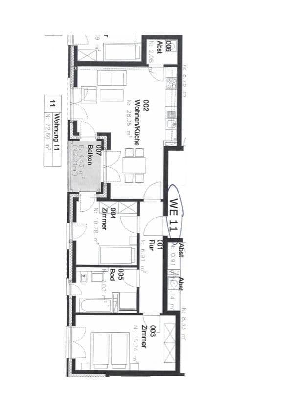 Predaj bytu 3-izbový 73 m², Hamburg, Hamburg Predaj bytu 3-izbový 73 m², Hamburg, Hamburg