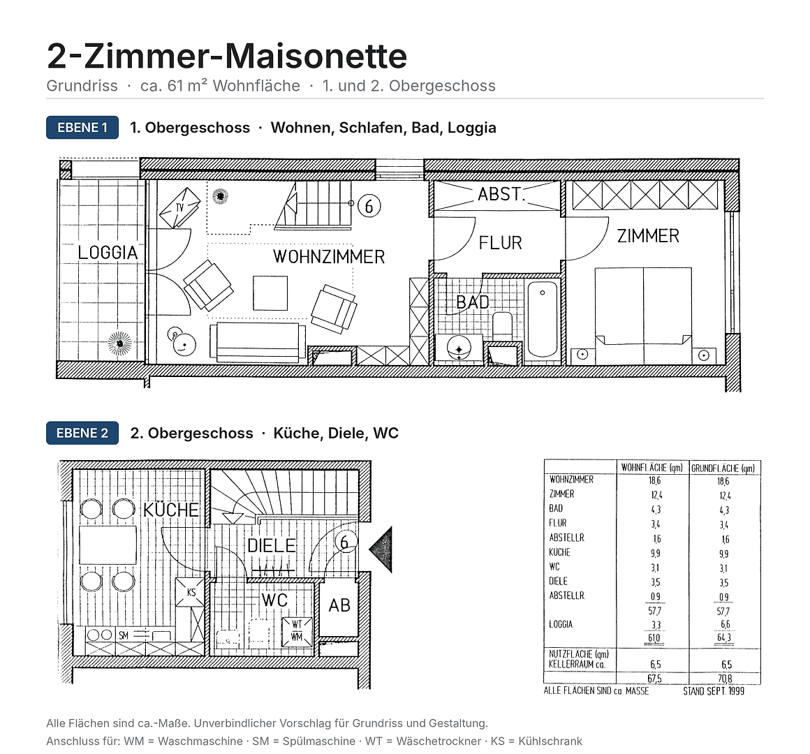 Predaj bytu 2-izbový 61 m², Wallaustr. 65, Main, Porýnie-Falcko Predaj bytu 2-izbový 61 m², Wallaustr. 65, Main, Porýnie-Falcko