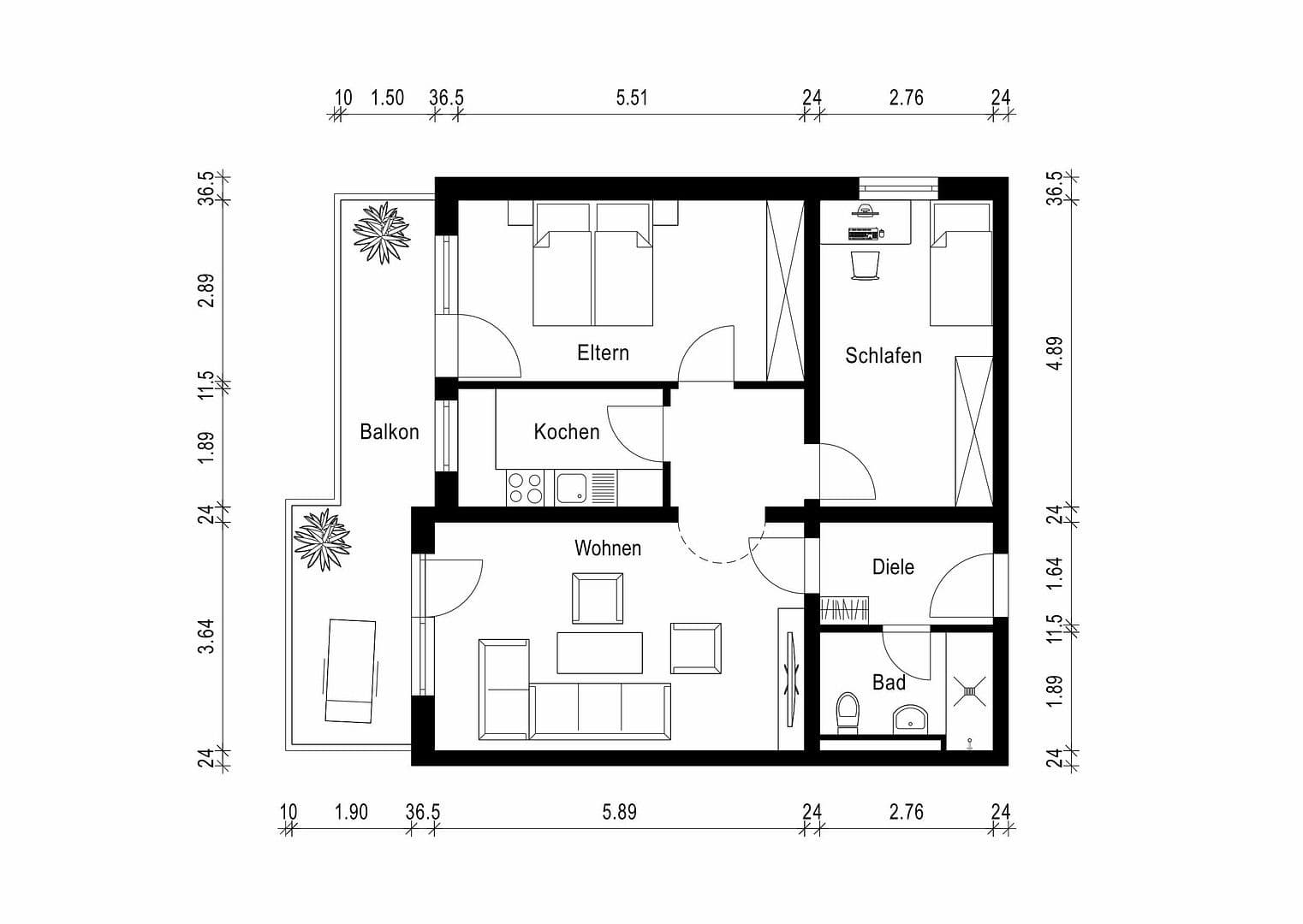 Predaj bytu 3-izbový 75 m², Bad Wörishofen, Bavorsko Predaj bytu 3-izbový 75 m², Bad Wörishofen, Bavorsko