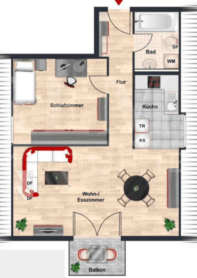 Prenájom bytu 2-izbový 56 m², Canstatterstr. 1, Remseck am Neckar, Bádensko-Wurttembersko Prenájom bytu 2-izbový 56 m², Canstatterstr. 1, Remseck am Neckar, Bádensko-Wurttembersko