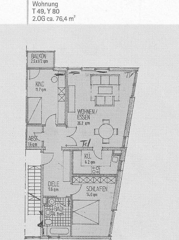 Predaj bytu 3-izbový 77 m², Brunhuberstr. 12c, Regensburg, Bavorsko Predaj bytu 3-izbový 77 m², Brunhuberstr. 12c, Regensburg, Bavorsko