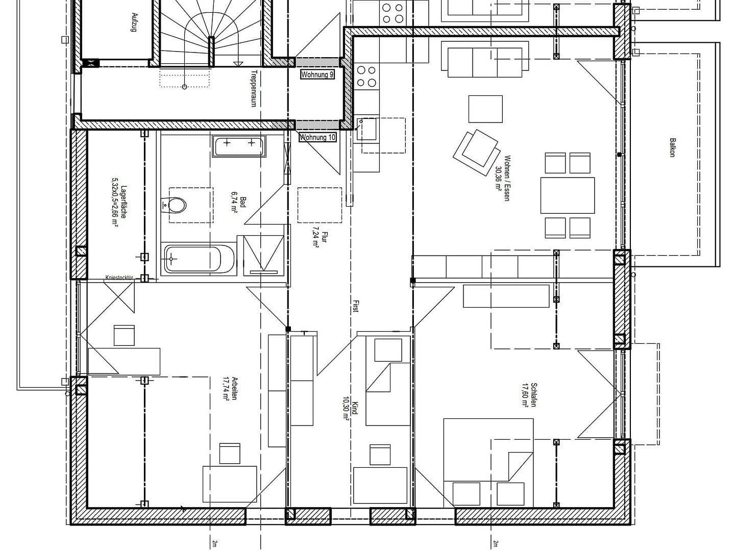 Prenájom bytu 4-izbový 99 m², Münchner Straße 102d, Kirchseeon, Bavorsko Prenájom bytu 4-izbový 99 m², Münchner Straße 102d, Kirchseeon, Bavorsko