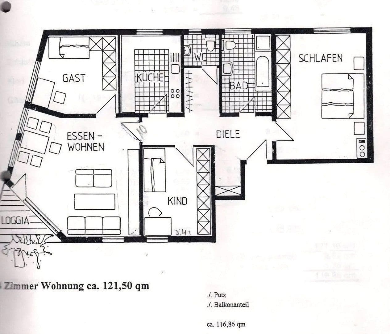 Predaj bytu 4-izbový 117 m², Harthausen, Porýnie-Falcko Predaj bytu 4-izbový 117 m², Harthausen, Porýnie-Falcko