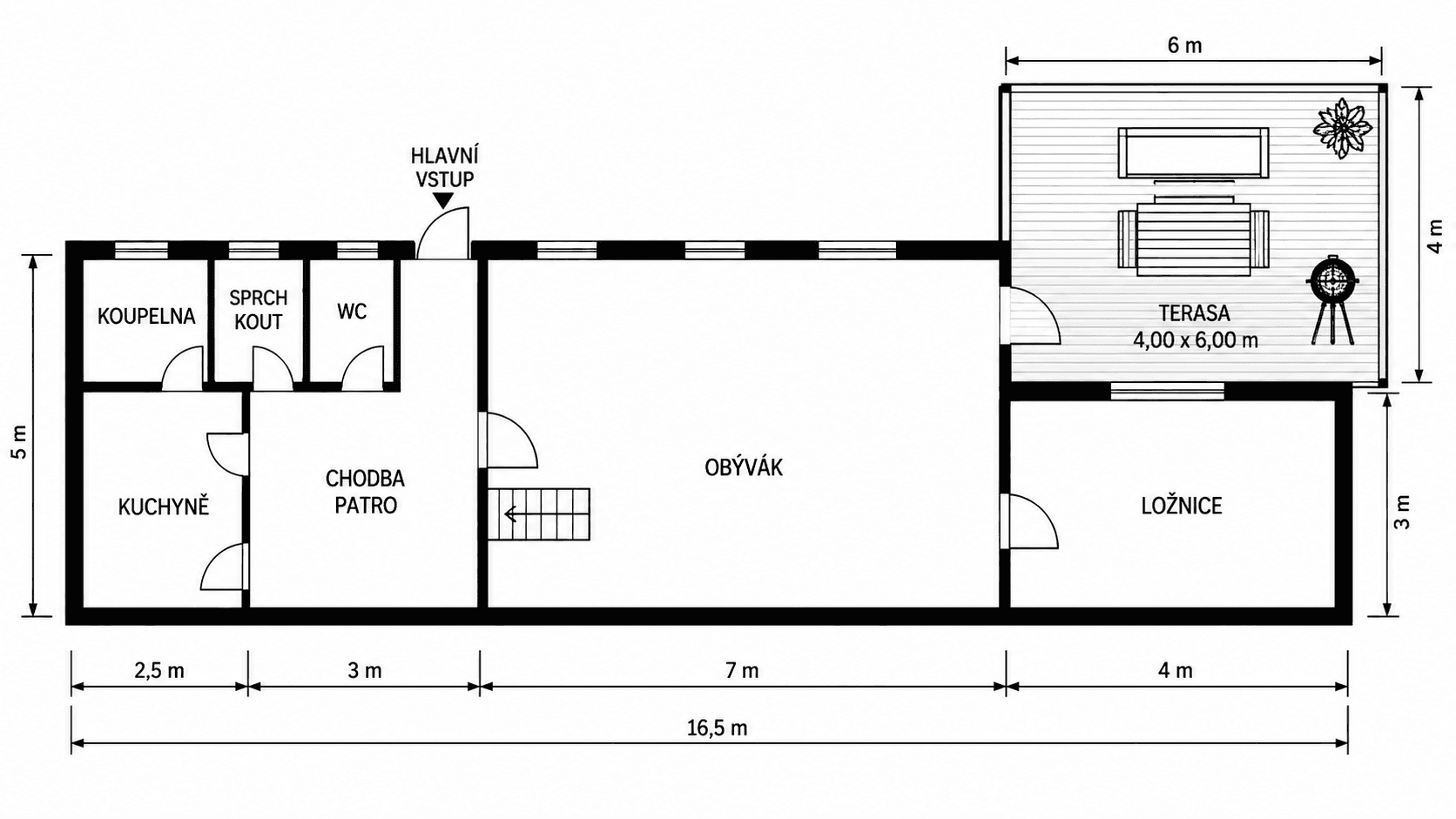 Prenájom bytu 2-izbový 75 m², Za Papírnou, Praha, Praha Prenájom bytu 2-izbový 75 m², Za Papírnou, Praha, Praha