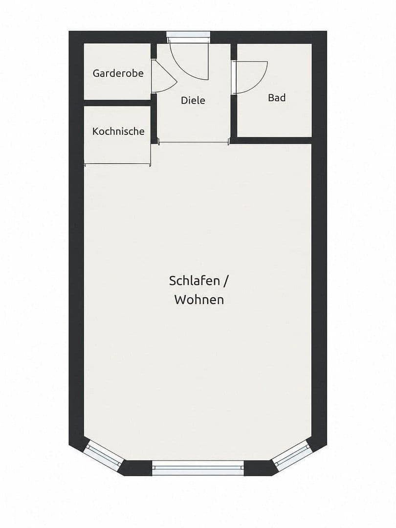 Prenájom bytu 1-izbový 31 m², Schiersteiner Straße 33, Wiesbaden, Hesensko Prenájom bytu 1-izbový 31 m², Schiersteiner Straße 33, Wiesbaden, Hesensko