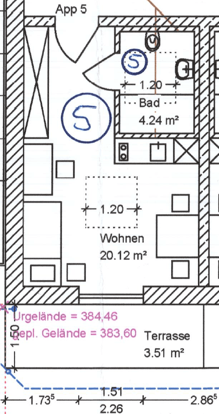 Prenájom bytu 1-izbový 28 m², Simmerlingweg 1, Passau, Bavorsko Prenájom bytu 1-izbový 28 m², Simmerlingweg 1, Passau, Bavorsko