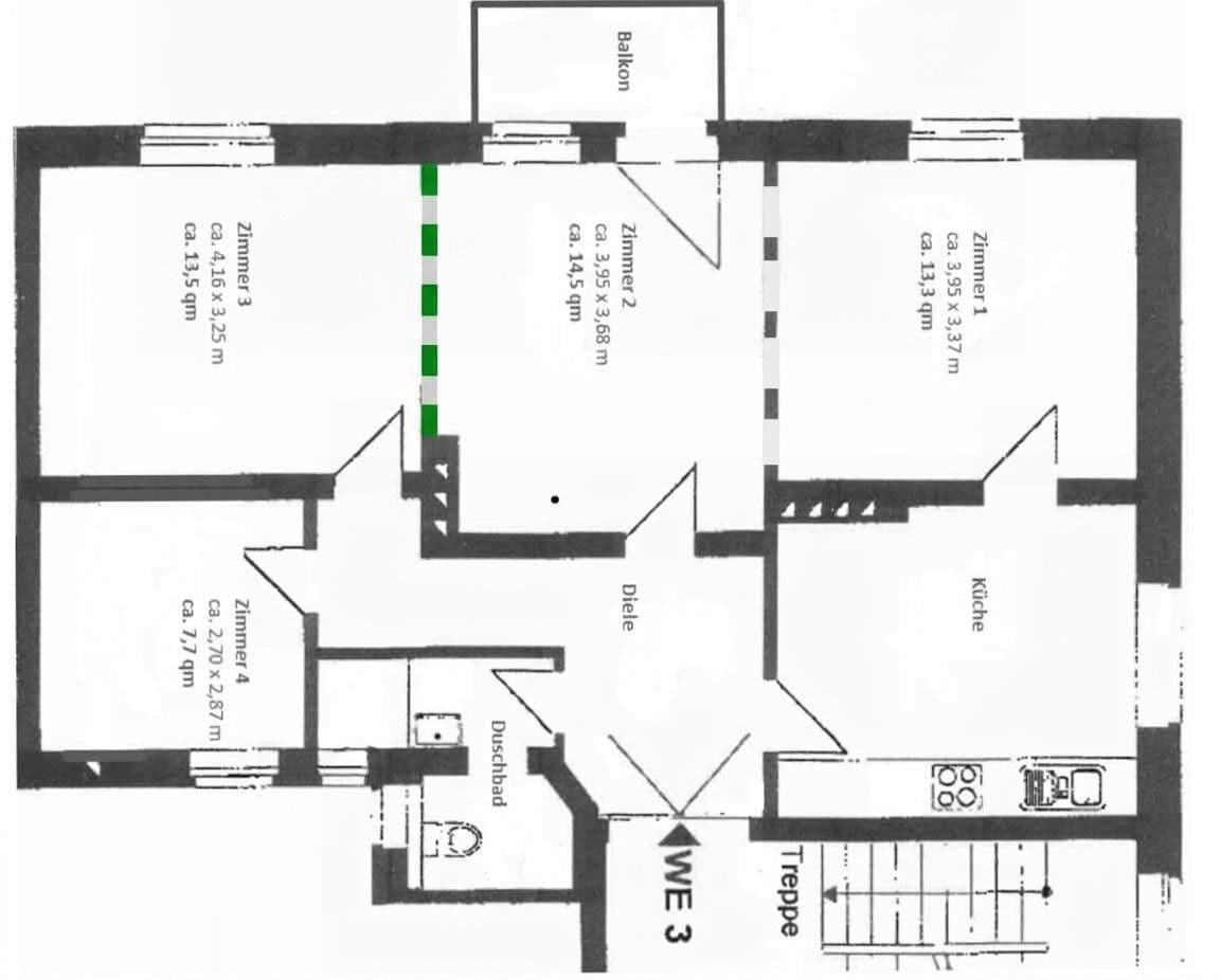 Predaj bytu 4-izbový 80 m², Bielefeld, Severné Porýnie - Westfálsko Predaj bytu 4-izbový 80 m², Bielefeld, Severné Porýnie - Westfálsko