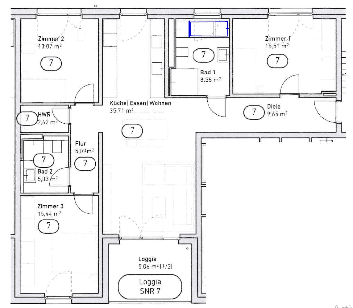 Prenájom bytu 4-izbový 116 m², Herbert-Belser-Ring 2, Maintal, Hesensko Prenájom bytu 4-izbový 116 m², Herbert-Belser-Ring 2, Maintal, Hesensko
