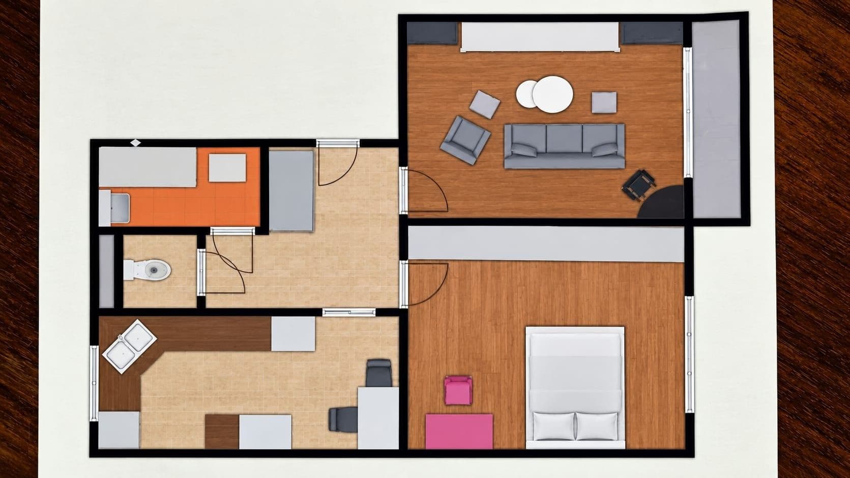 Prenájom bytu 2-izbový 54 m², Moskevská, Kladno, Středočeský kraj Prenájom bytu 2-izbový 54 m², Moskevská, Kladno, Středočeský kraj