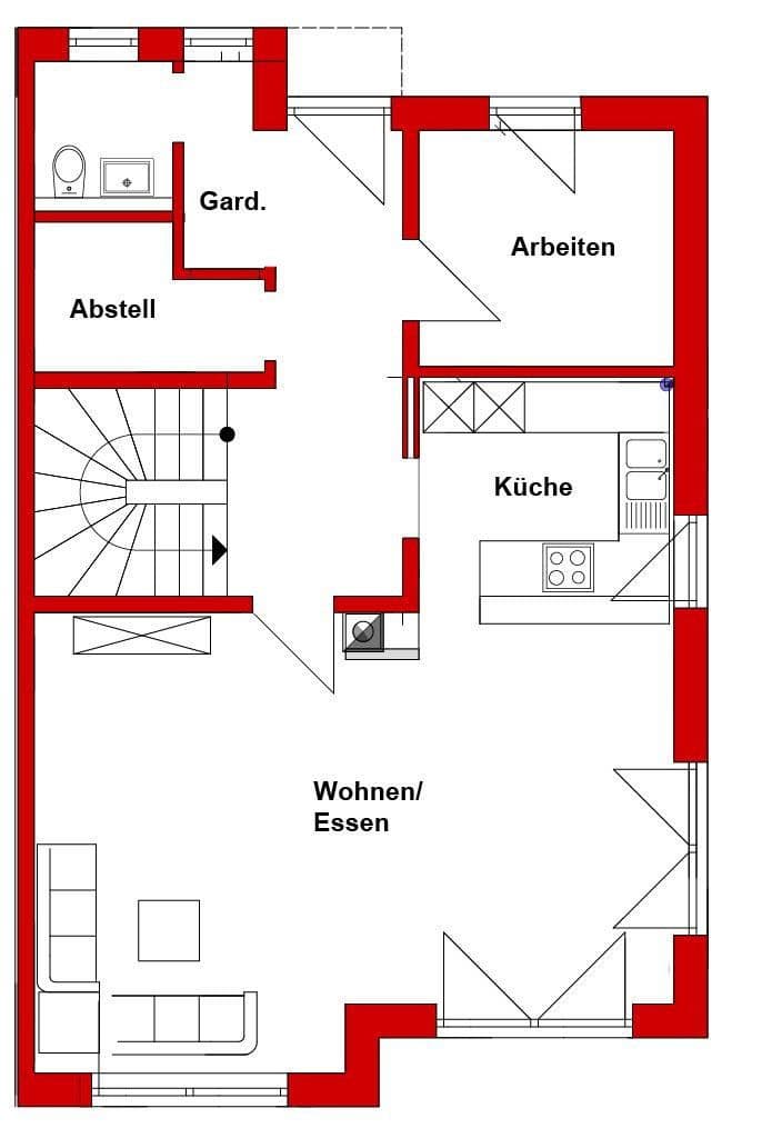 Prenájom domu 134 m², pozemok 361 m², Langfeldstraße 11a, Neunkirchen am Brand, Bavorsko Prenájom domu 134 m², pozemok 361 m², Langfeldstraße 11a, Neunkirchen am Brand, Bavorsko