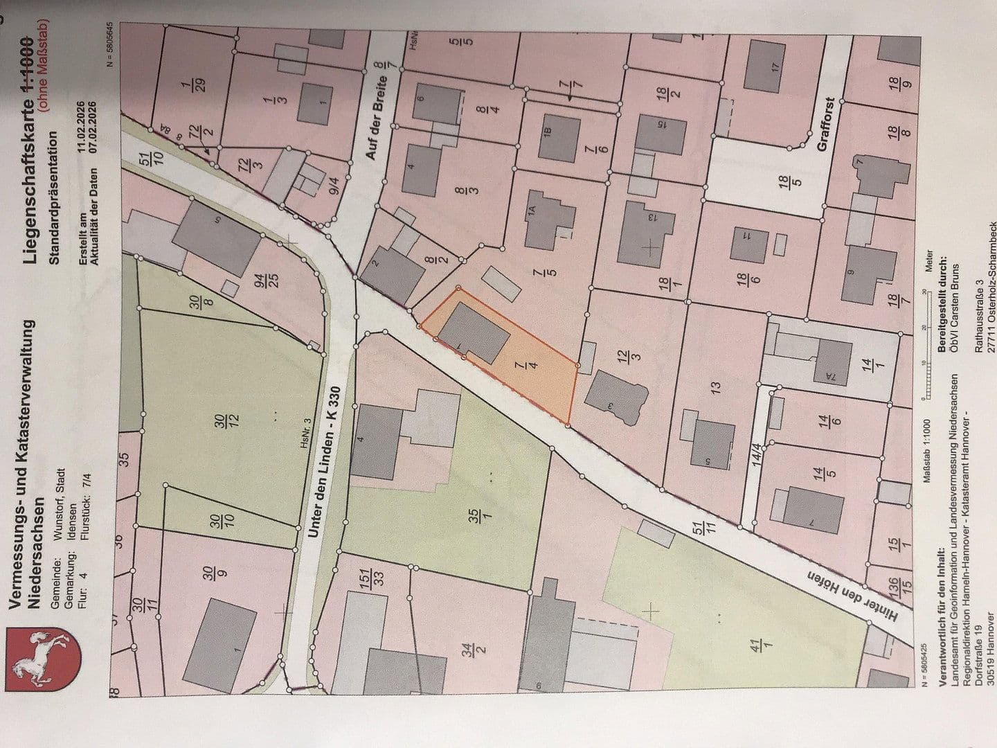 Predaj domu 209 m², pozemok 695 m², Hinter den Höfen 1, Wunstorf, Dolné Sasko Predaj domu 209 m², pozemok 695 m², Hinter den Höfen 1, Wunstorf, Dolné Sasko