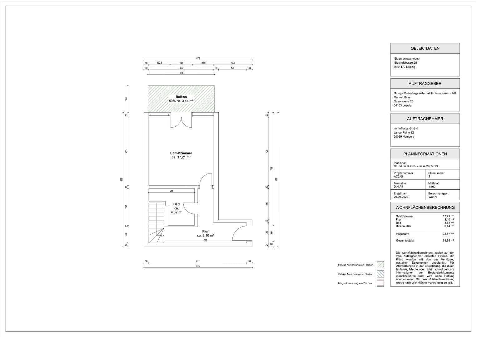 Prenájom bytu 2-izbový 69 m², Bischofstraße 29, Leipzig, Sasko Prenájom bytu 2-izbový 69 m², Bischofstraße 29, Leipzig, Sasko