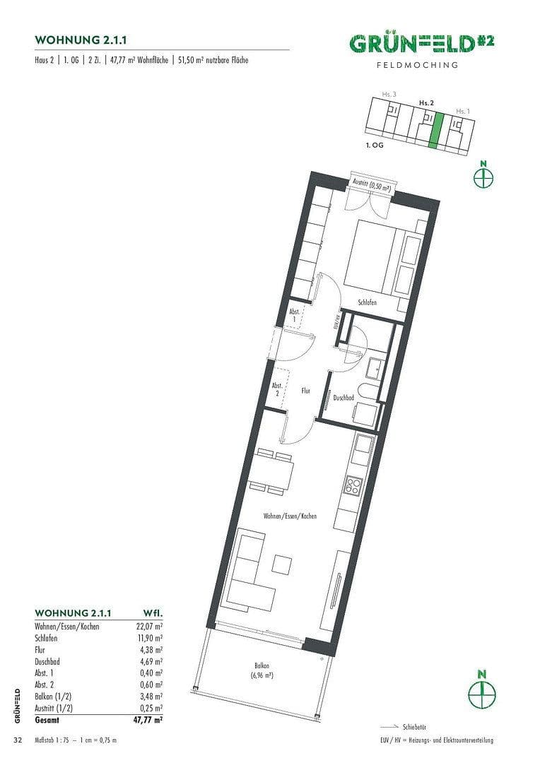 Prenájom bytu 2-izbový 48 m², Lilli-Kurowski-Str. 9, München, Bavorsko Prenájom bytu 2-izbový 48 m², Lilli-Kurowski-Str. 9, München, Bavorsko