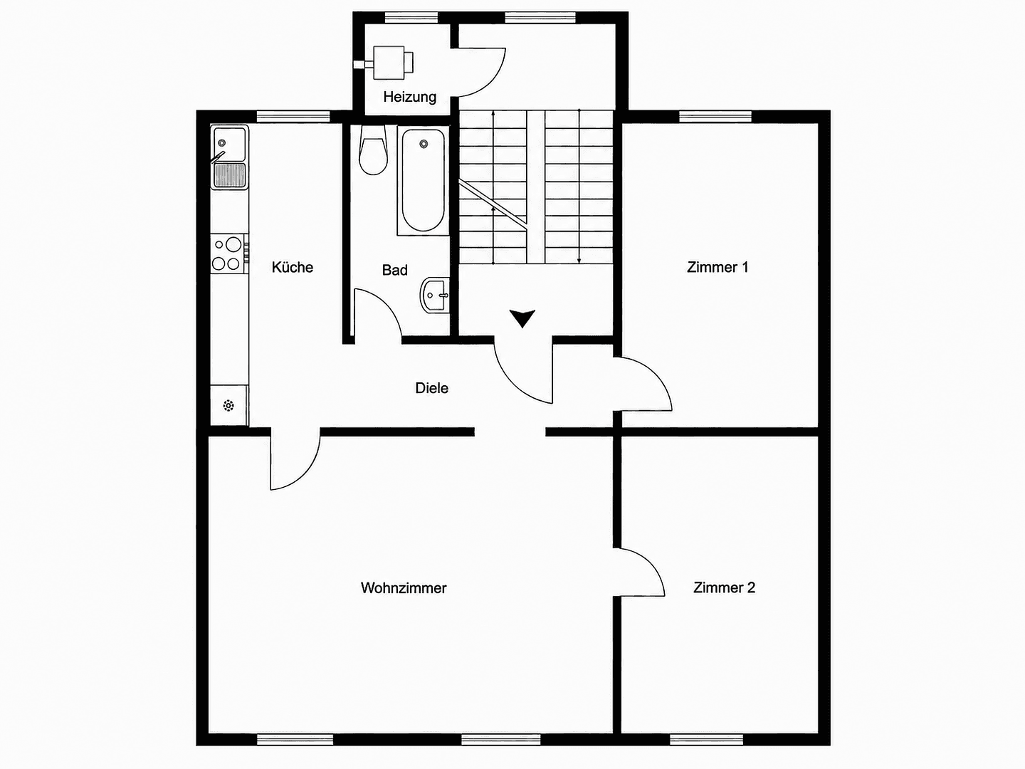 Prenájom bytu 3-izbový 73 m², Nützenberger Straße 217, Wuppertal, Severné Porýnie - Westfálsko Prenájom bytu 3-izbový 73 m², Nützenberger Straße 217, Wuppertal, Severné Porýnie - Westfálsko