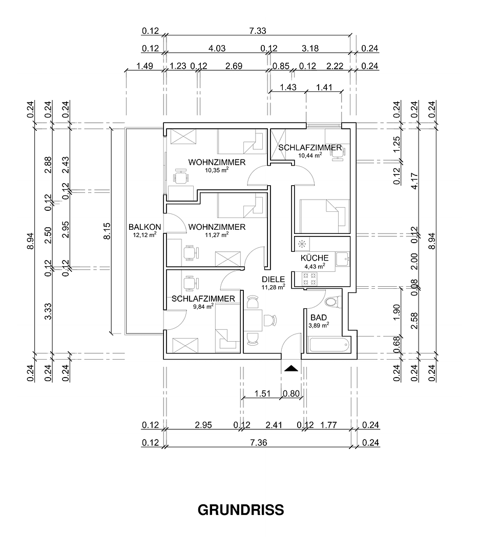 Predaj bytu 4-izbový 65 m², München (Pasing), Bavorsko Predaj bytu 4-izbový 65 m², München (Pasing), Bavorsko