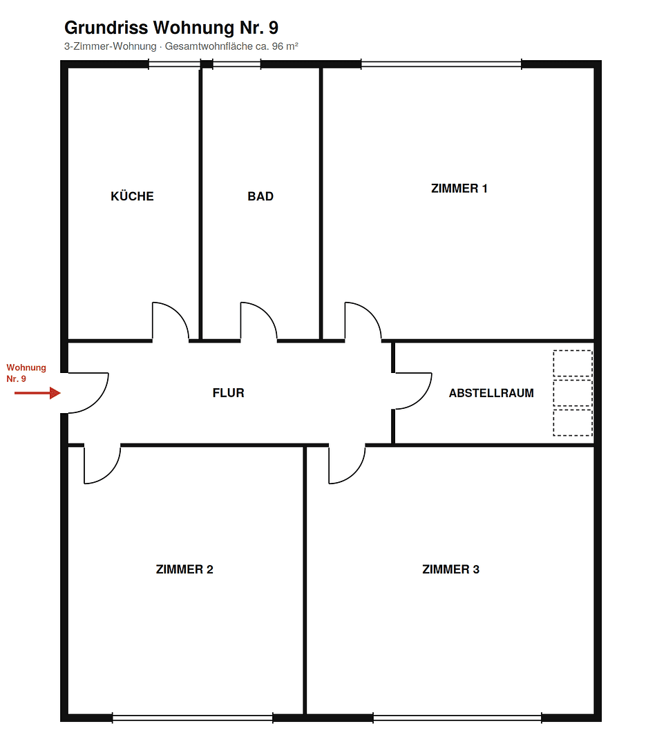 Predaj bytu 3-izbový 96 m², Essen, Severné Porýnie - Westfálsko Predaj bytu 3-izbový 96 m², Essen, Severné Porýnie - Westfálsko