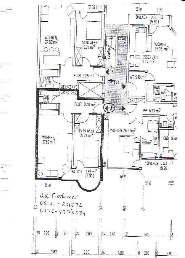 Prenájom bytu 2-izbový 60 m², Mainz, Porýnie-Falcko Prenájom bytu 2-izbový 60 m², Mainz, Porýnie-Falcko