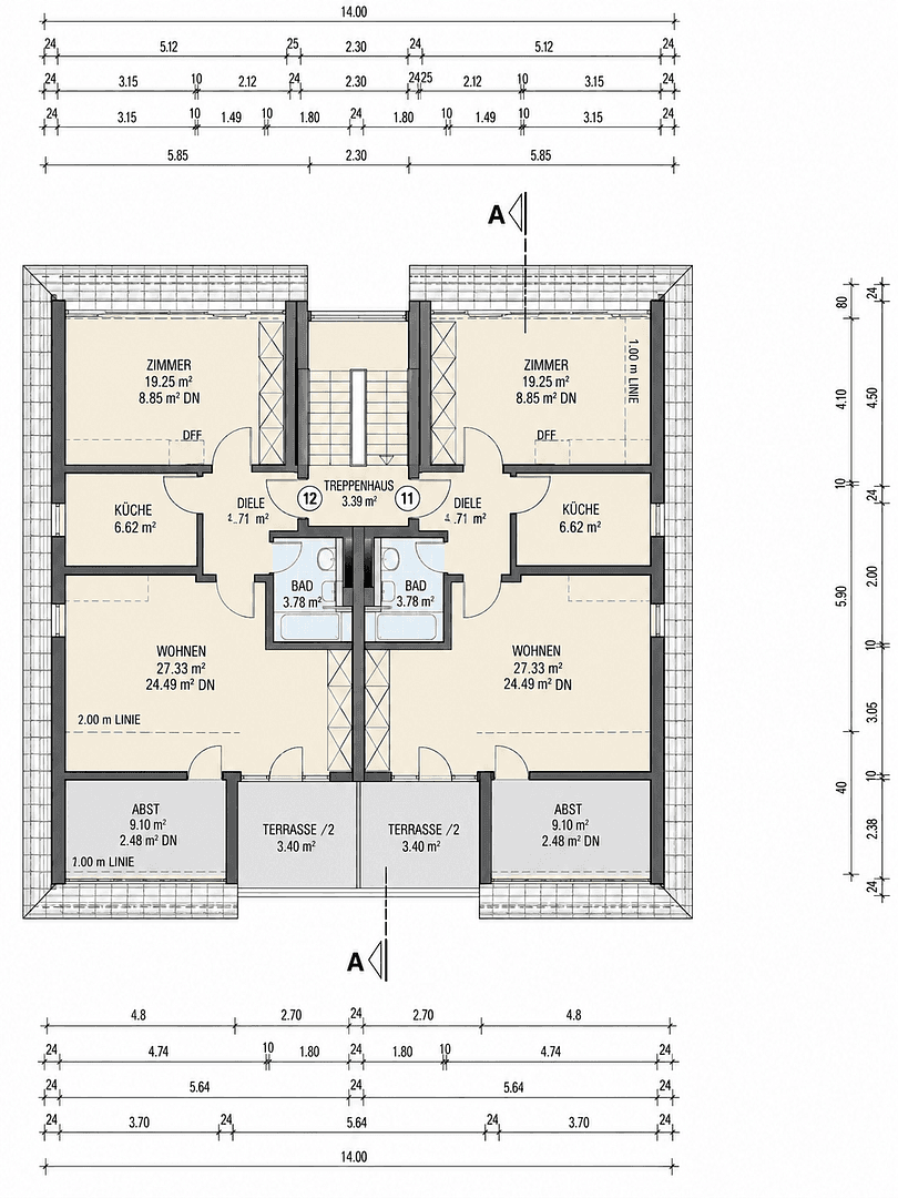 Prenájom bytu 2-izbový 58 m², Zum Bahnhof 71, Frankenberg/Sachsen, Sasko Prenájom bytu 2-izbový 58 m², Zum Bahnhof 71, Frankenberg/Sachsen, Sasko