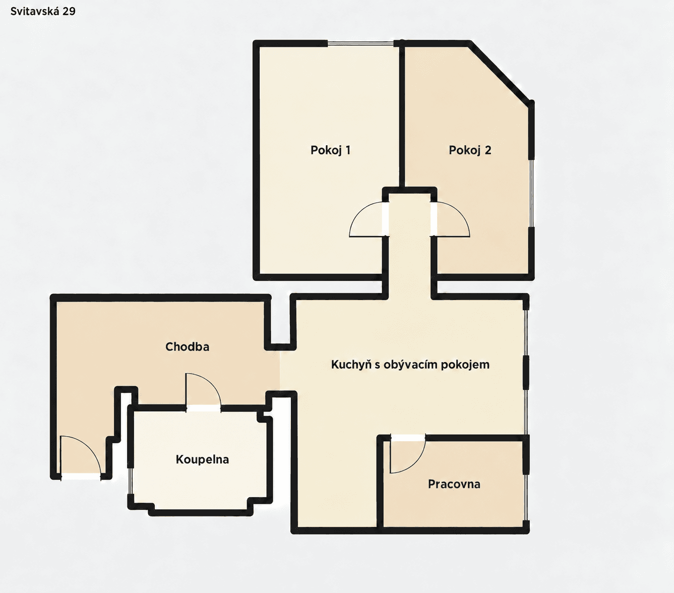 Prenájom bytu 3-izbový 71 m², Svitavská, Brno, Jihomoravský kraj Prenájom bytu 3-izbový 71 m², Svitavská, Brno, Jihomoravský kraj
