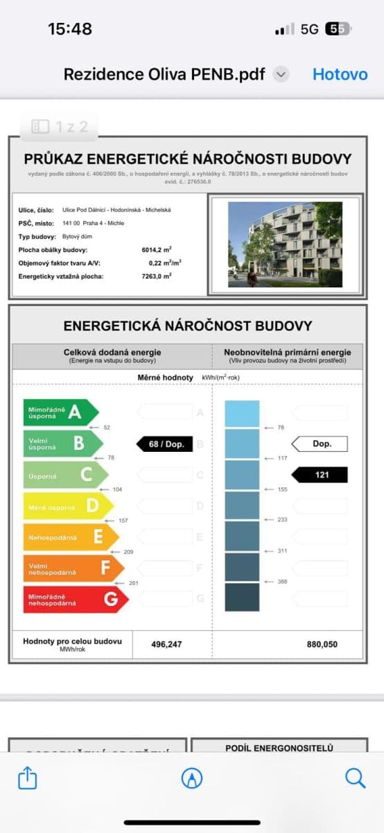 Predaj bytu 2-izbový 61 m², Hodonínská, Praha, Praha Predaj bytu 2-izbový 61 m², Hodonínská, Praha, Praha