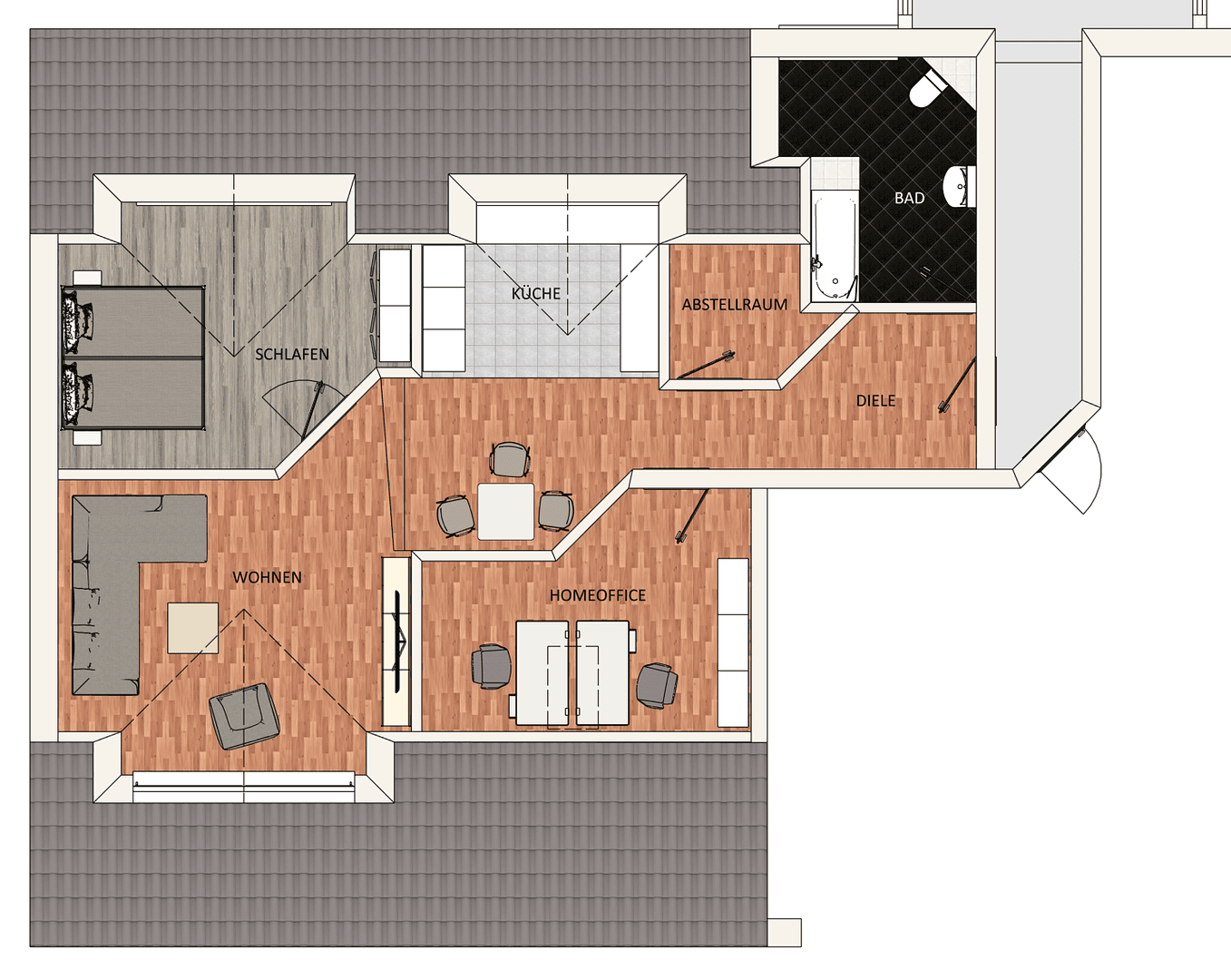 Prenájom bytu 3-izbový 74 m², Deichgräfenstr. 2, Nordenham, Dolné Sasko Prenájom bytu 3-izbový 74 m², Deichgräfenstr. 2, Nordenham, Dolné Sasko