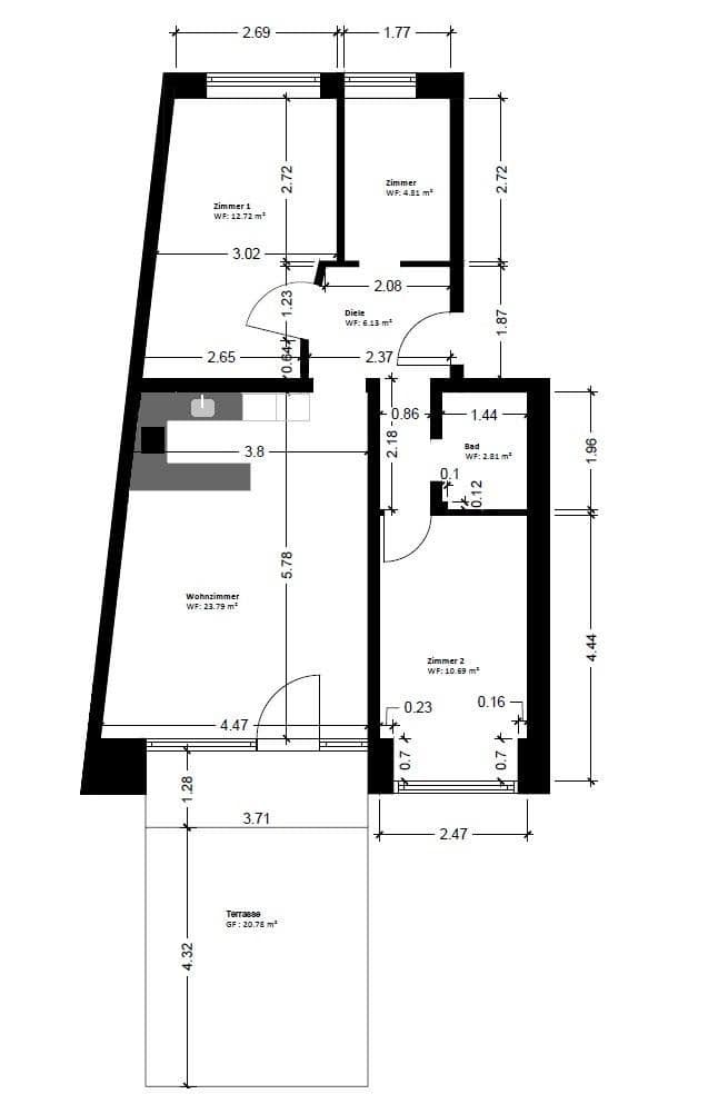 Predaj bytu 3-izbový 72 m², Hamburg, Hamburg Predaj bytu 3-izbový 72 m², Hamburg, Hamburg