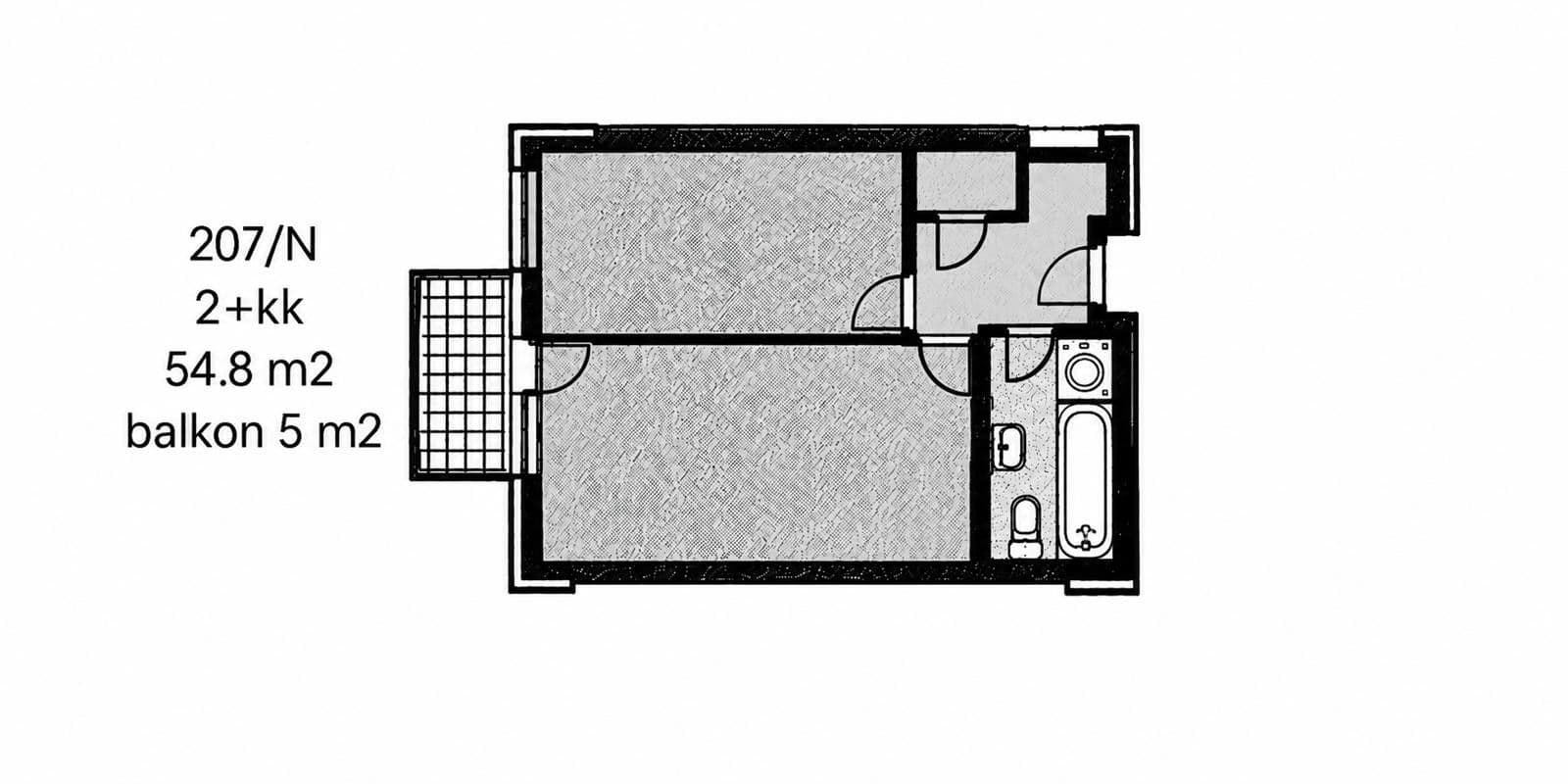 Prenájom bytu 2-izbový 55 m², Pod Harfou, Praha, Praha Prenájom bytu 2-izbový 55 m², Pod Harfou, Praha, Praha