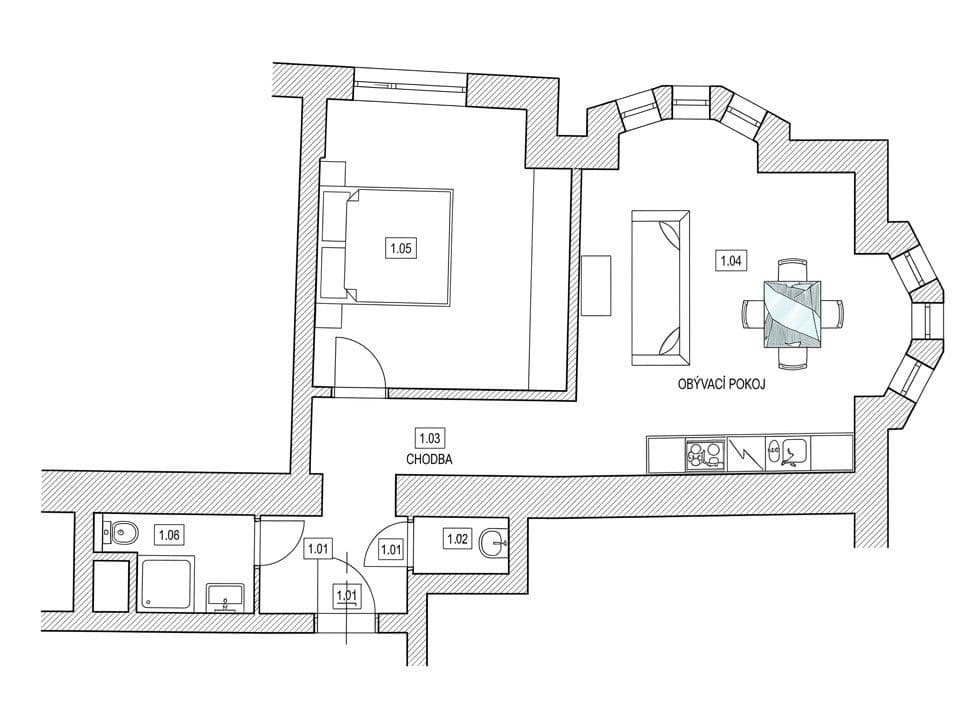 Predaj bytu 2-izbový 60 m², Jeseniova, Praha, Praha Predaj bytu 2-izbový 60 m², Jeseniova, Praha, Praha