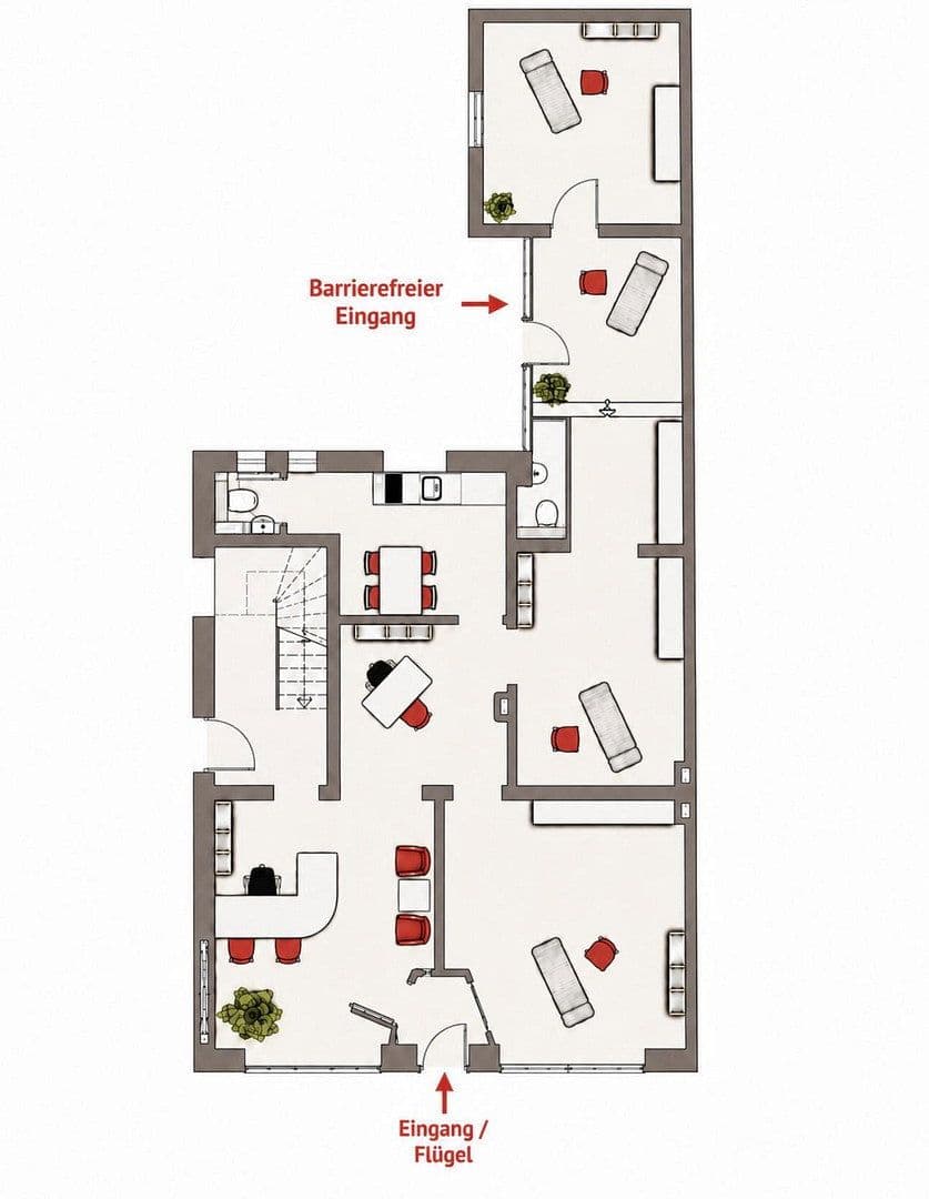 Prenájom kancelárie 100 m², Duisburg, Severné Porýnie - Westfálsko Prenájom kancelárie 100 m², Duisburg, Severné Porýnie - Westfálsko