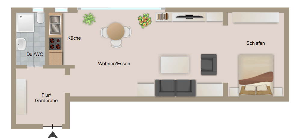 Prenájom bytu 1-izbový 44 m², Stuttgart, Bádensko-Wurttembersko Prenájom bytu 1-izbový 44 m², Stuttgart, Bádensko-Wurttembersko