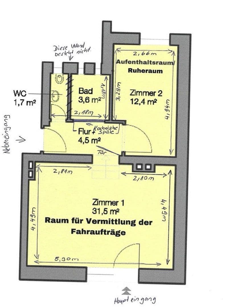 Prenájom nebytového priestoru 54 m², Nürnberg, Bavorsko Prenájom nebytového priestoru 54 m², Nürnberg, Bavorsko